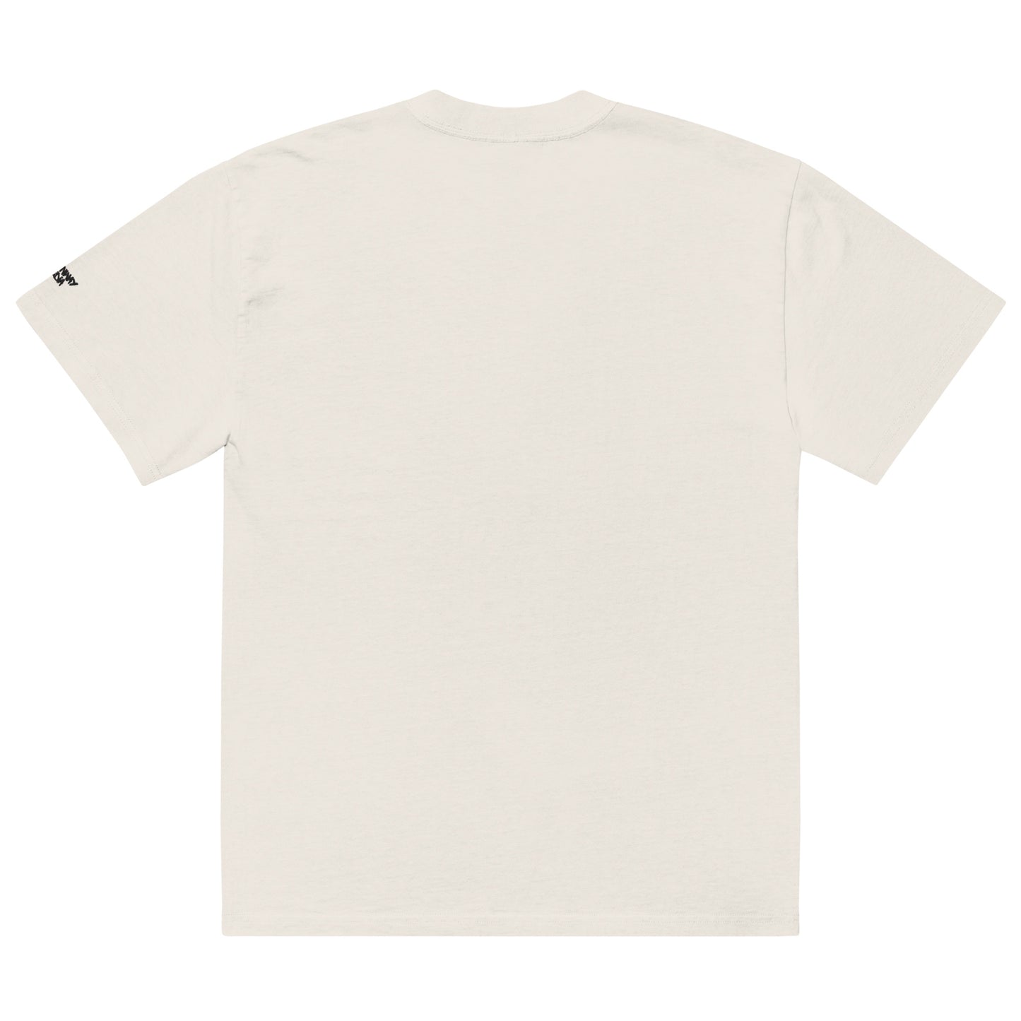 "DALYNWAY" oversized faded black thread t-shirt