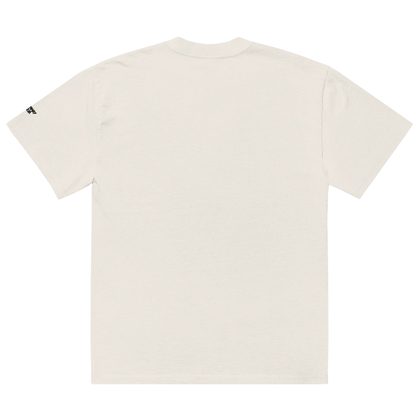 "KEEP SCORING." oversized faded black thread t-shirt