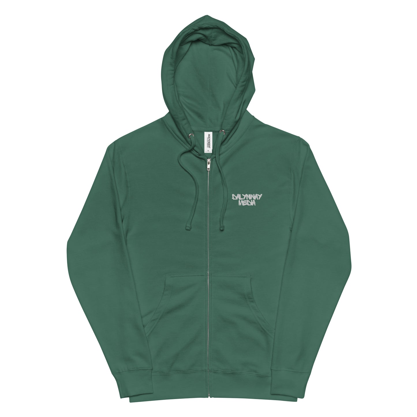 "DALYNWAY" unisex fleece zip up hoodie