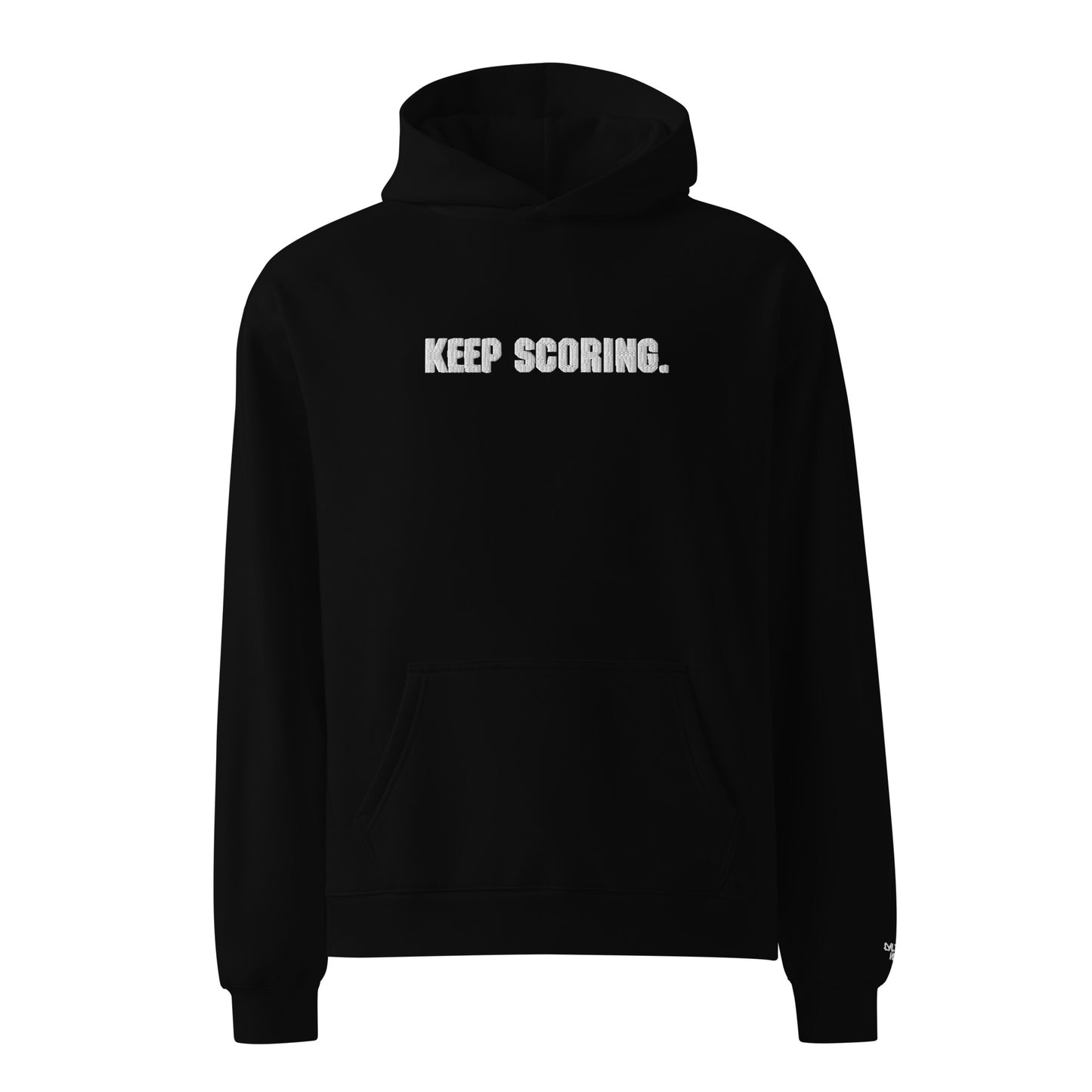 "KEEP SCORING" unisex oversized hoodie