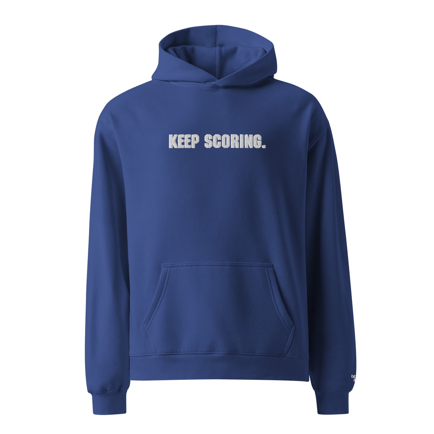 "KEEP SCORING" unisex oversized hoodie
