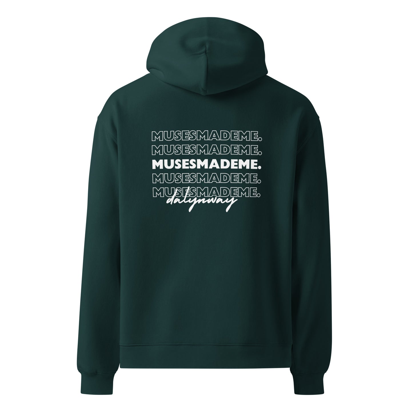 "MUSESMADEME" unisex oversized hoodie