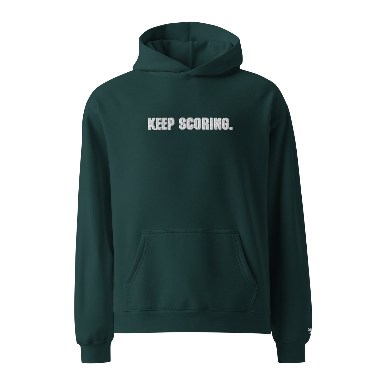 "KEEP SCORING" unisex oversized hoodie